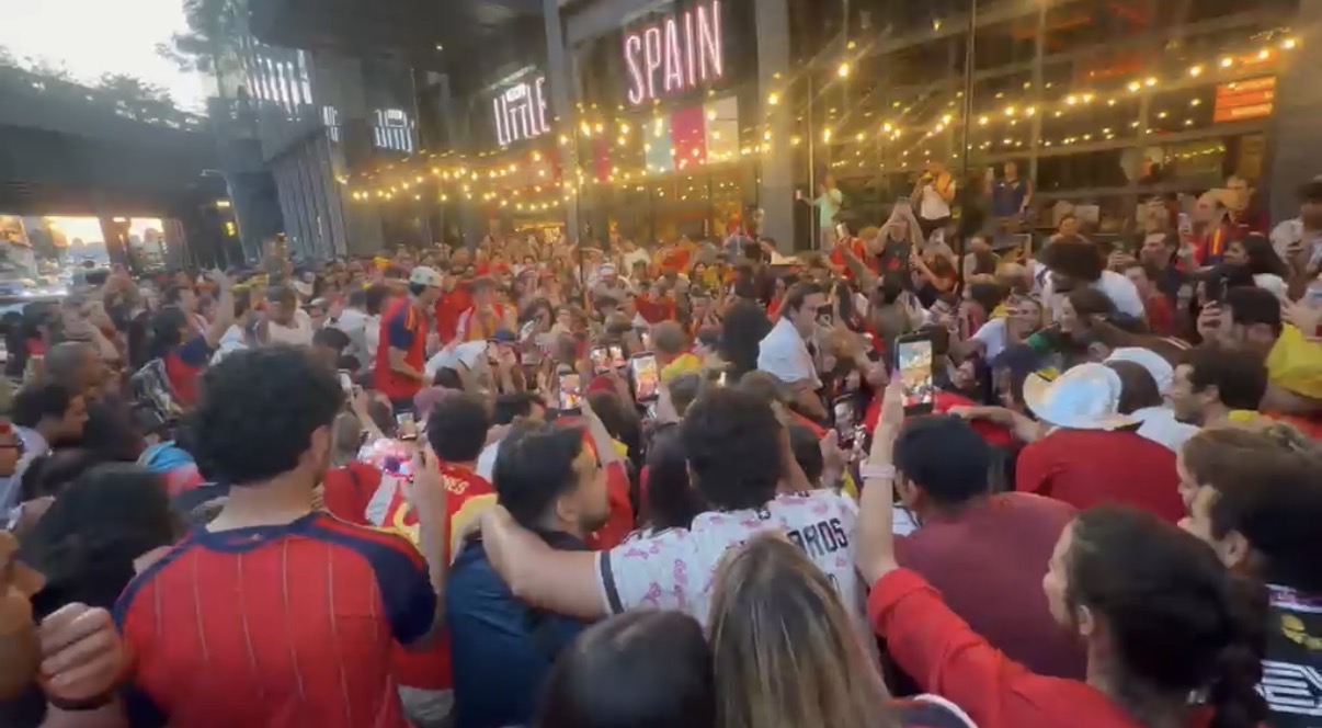 La fiesta de España conquista Nueva York tras ganar la Copa Mundial